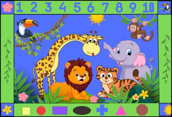 Jungle Classroom Rug