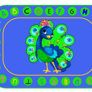 Mrs. Peacock Alphabet Rug